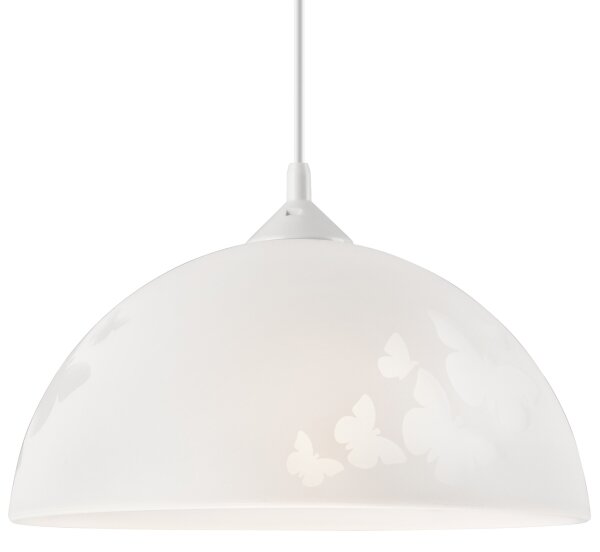 Luster na lanku 1xE27/60W/230V motýľi