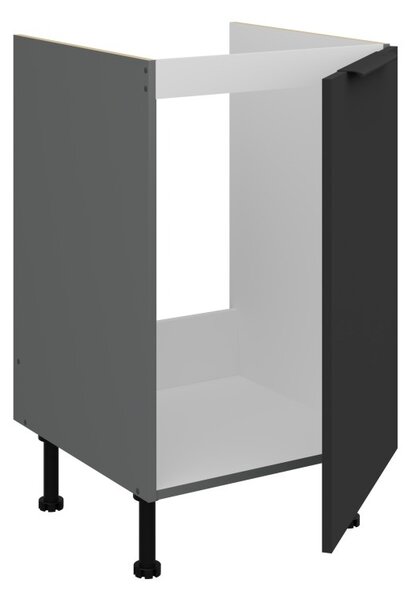 Dolná drezová skrinka LUNARA - šírka 50 cm, čierna / antracit