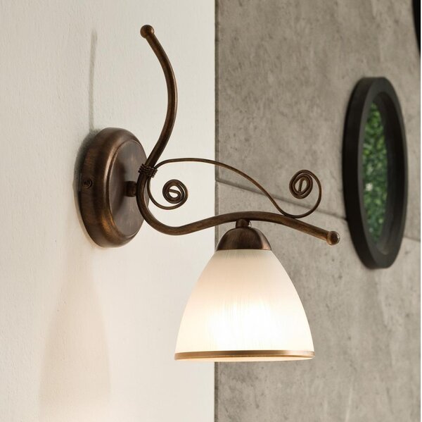 Nástenná lampa RETRO II 1xE27/60W/230V bronz patina