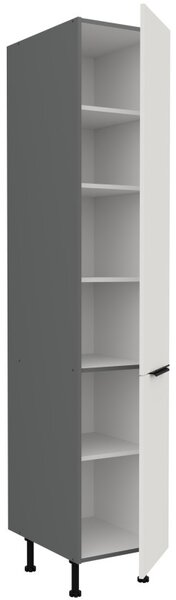 Potravinová skriňa LUNARA - šírka 40 cm, biela / antracit