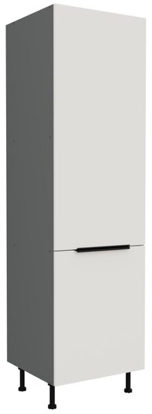 Potravinová skriňa LUNARA - šírka 60 cm, biela / antracit