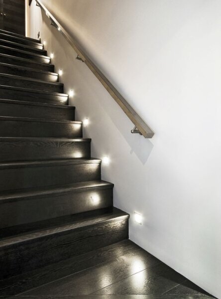 Kanlux 27370 - LED schodiskové svietidlo APUS so senzorom LED/0,8W/12V 3000K