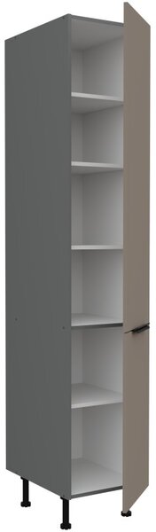 Potravinová skriňa LUNARA - šírka 40 cm, tmavo béžová / antracit
