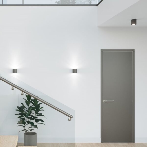 Sollux SL.0566 - Nástenné svietidlo ORBIS 1 1xG9/40W/230V antracit