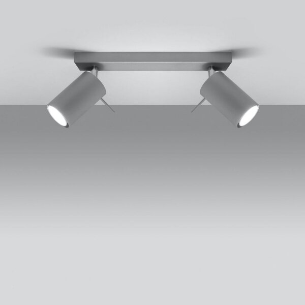 Sollux SL.0450 - Stropné bodové svietidlo RING 2xGU10/10W/230V