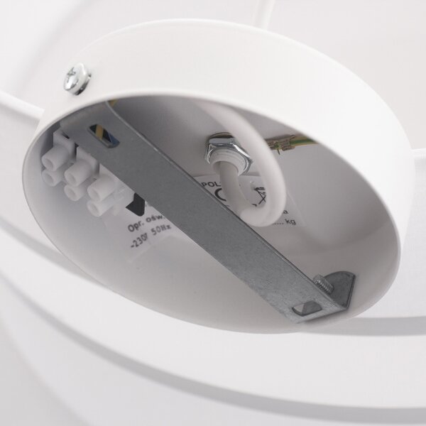 Luster na lanku CORAL 1xE27/60W/230V biela