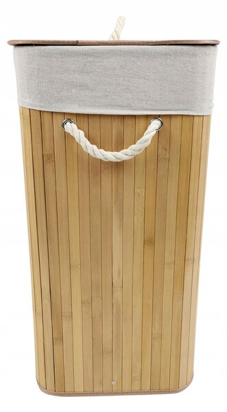 Dekorstudio Dekorstudio Bambusový kôš na prádlo 105l