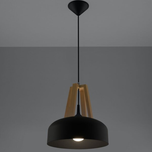 Sollux SL.0390 - Luster na lanku CASCO 1xE27/60W/230V pr. 30 cm