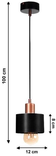 Luster na lanku BODO 1xE27/60W/230V