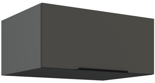 Hlboká digestorová skrinka LUNARA - šírka 80 cm, grafit/antracit