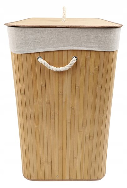 Dekorstudio Dekorstudio Bambusový kôš na prádlo 120l