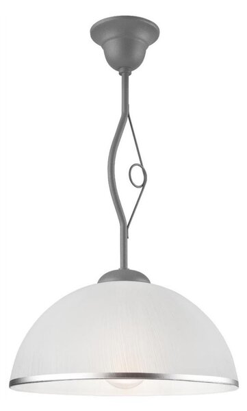 Luster na tyči RETRO 1xE27/60W/230V strieborná