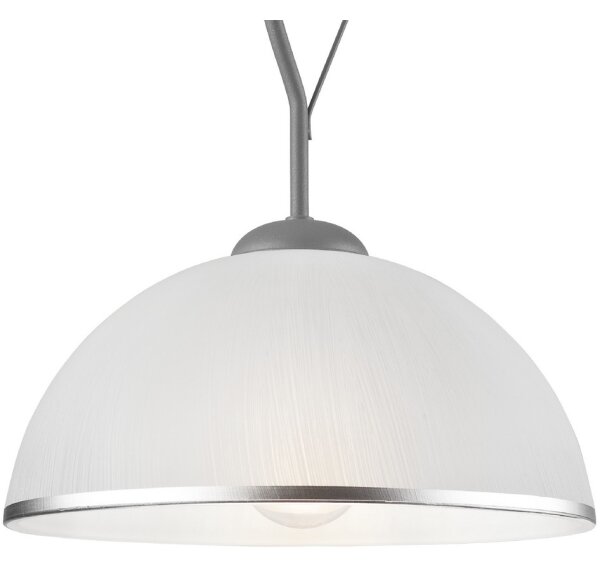 Luster na tyči RETRO 1xE27/60W/230V strieborná