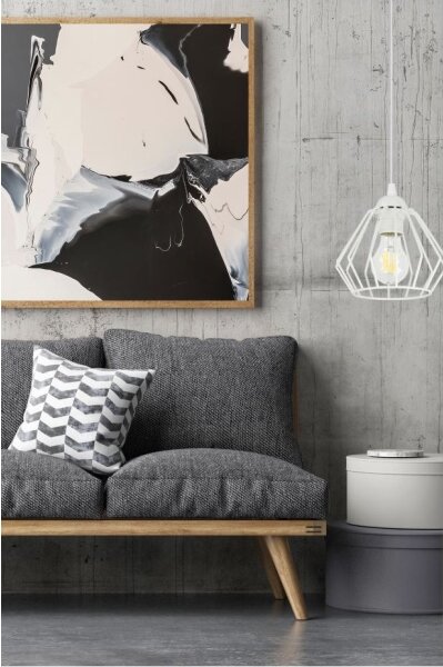 Luster na lanku CEED 1xE27/60W/230V biela