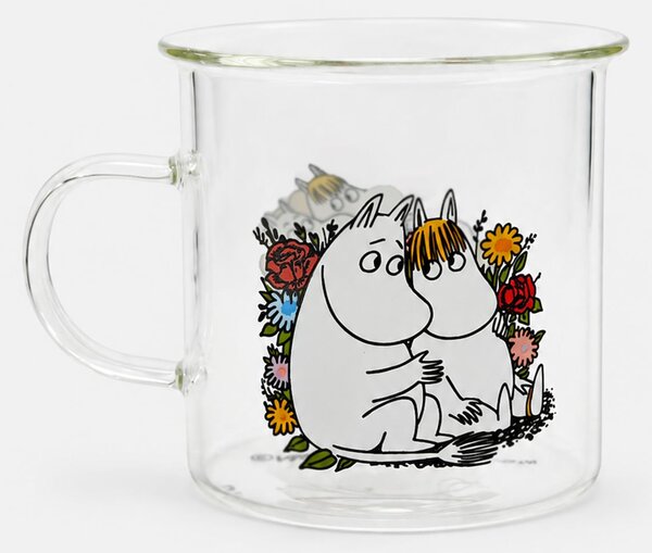 Sinsay - Sklenený hrnček s uchom The Moomins - viacfarebná