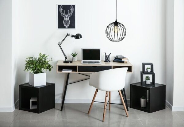 Luster na lanku MATT 1xE27/60W/230V