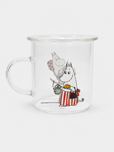 Sinsay - Sklenený hrnček s uchom The Moomins - viacfarebná