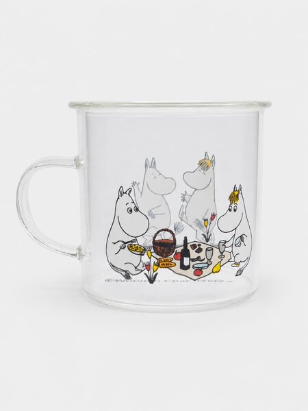 Sinsay - Sklenený hrnček s uchom The Moomins - viacfarebná