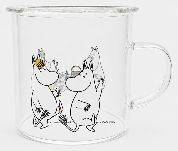 Sinsay - Sklenený hrnček s uchom The Moomins - viacfarebná