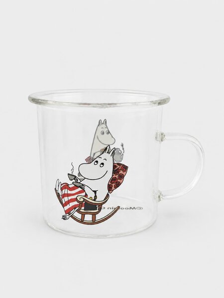 Sinsay - Sklenený hrnček s uchom The Moomins - viacfarebná