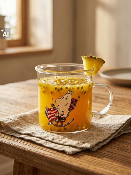Sinsay - Sklenený hrnček s uchom The Moomins - viacfarebná