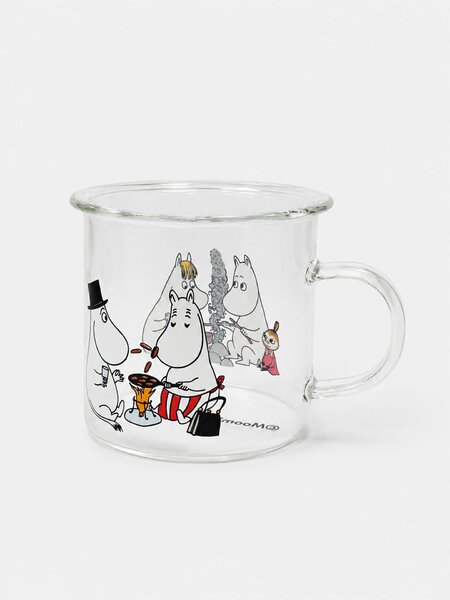 Sinsay - Sklenený hrnček s uchom The Moomins - viacfarebná