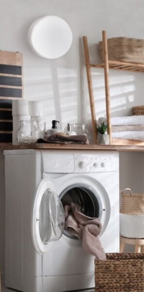 Kanlux 8814 - Kúpeľňové stropné svietidlo PERAZ 2xE27/15W/230V pr. 40 cm IP44