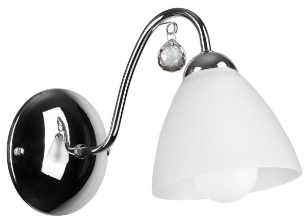 Nástenná lampa MIRANDA 1xE27/60W/230V lesklý chróm