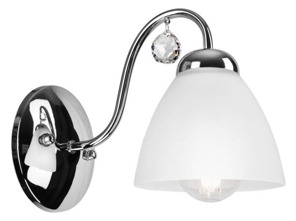 Nástenná lampa MIRANDA 1xE27/60W/230V lesklý chróm