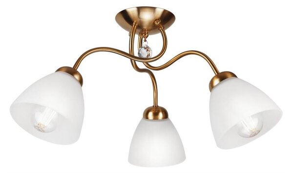 Prisadený luster MIRANDA 3xE27/60W/230V zlatá