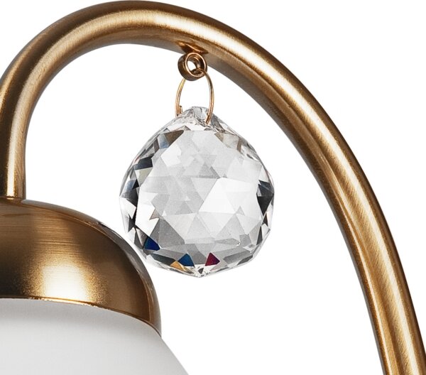 Nástenná lampa MIRANDA 1xE27/60W/230V zlatá