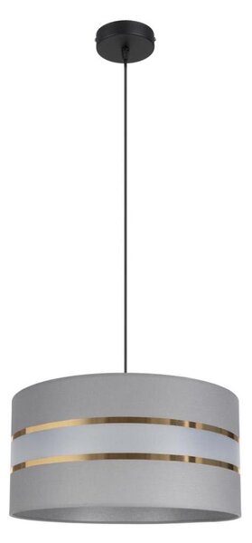 Luster na lanku CORAL 1xE27/60W/230V pr. 40 cm šedá