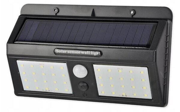 LED solárne nástenné svietidlo so senzorom LED/1,2W/3,7V 1200 mAh IP44