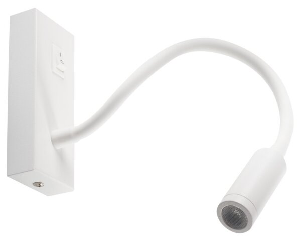 Kanlux 32523 - LED Flexibilná lampička TONIL LED/2,7W/230V biela