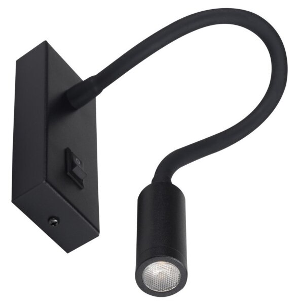 Kanlux 32522 - LED Flexibilná lampička TONIL LED/2,7W/230V čierna