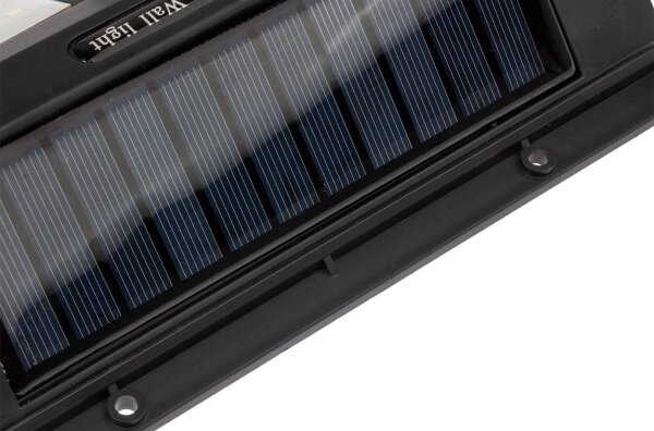 LED solárne nástenné svietidlo so senzorom LED/1,2W/3,7V 1200 mAh IP44