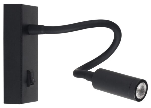 Kanlux 32522 - LED Flexibilná lampička TONIL LED/2,7W/230V čierna