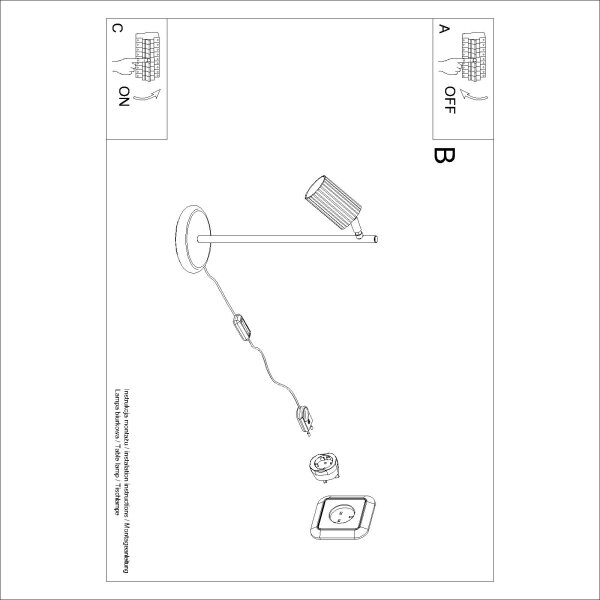 Brilagi - LED stolová lampa CRESTO 1xGU10/10W/230V zelená