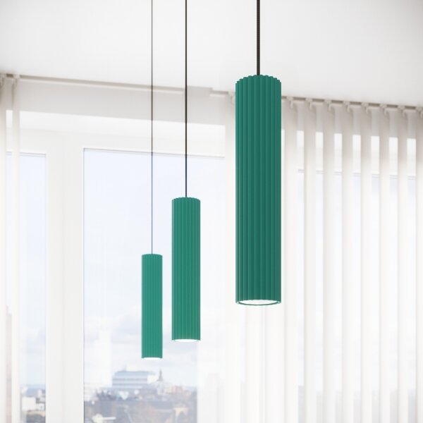 Brilagi - LED luster na lanku CRESTO 1xGU10/10W/230V tyrkysový