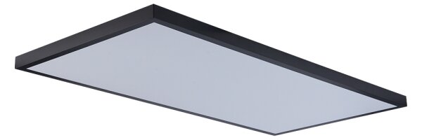 Brilagi -LED Kúpeľňové stropné svietidlo FRAME LED/96W/230V 120x60 cm IP44 čierna