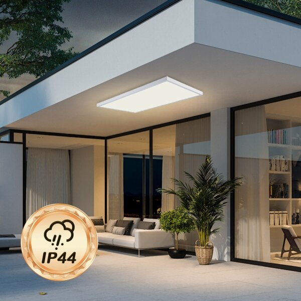 Brilagi-LED Stmievateľné kúpeľňové svietidlo FRAME SMART LED/96W/230V IP44 biele+DO