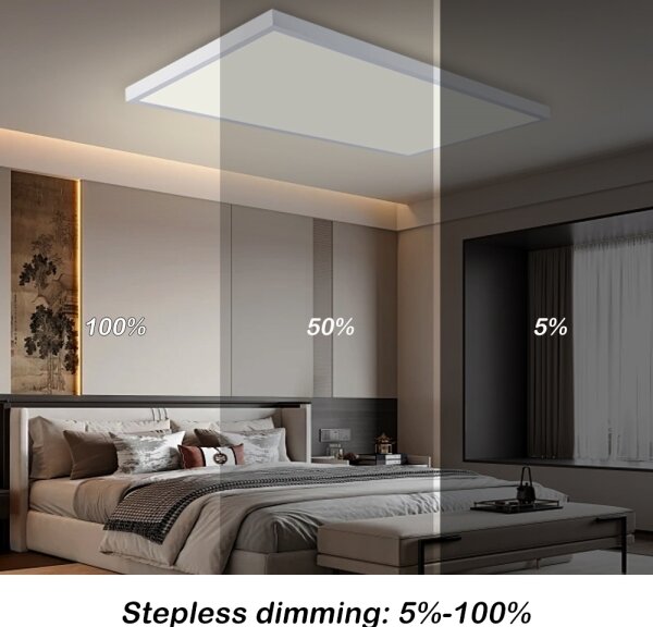 Brilagi-LED Stmievateľné kúpeľňové svietidlo FRAME SMART LED/96W/230V IP44 biele+DO