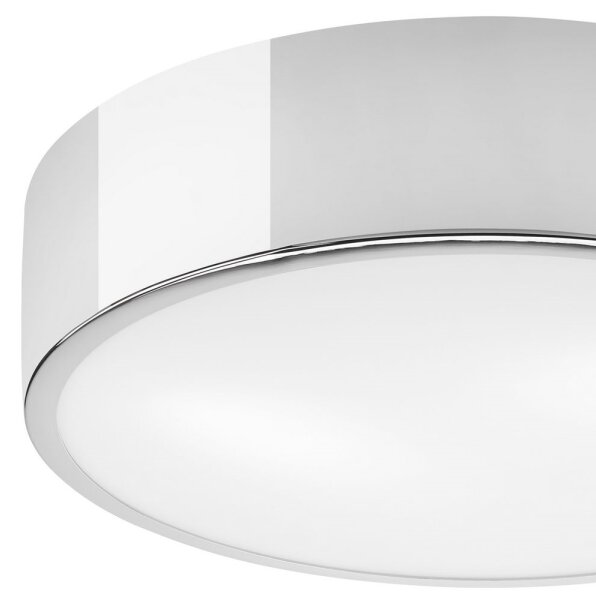 Stropné svietidlo DANTE 2xE27/60W/230V pr. 36 cm lesklý chróm