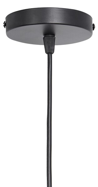 Závesná lampa prírodná svetlé bambusové drevo pletené tienidlo moderný štýl obývačka jedáleň