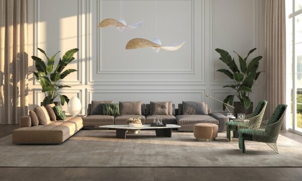 Luster na lanku KAPELLO 1xE27/60W/230V pr. 76 cm biela/zlatá