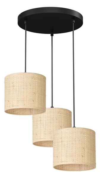 Luster na lanku RATTAN 3xE27/60W/230V ratan