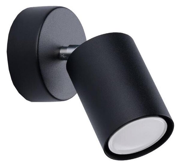 Sollux SL.1126 - Nástenné bodové svietidlo LEMMI 1xGU10/40W/230V čierna