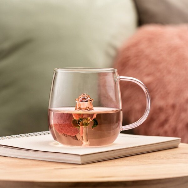 Šálka ROSADO s ružou 724565 400 ml