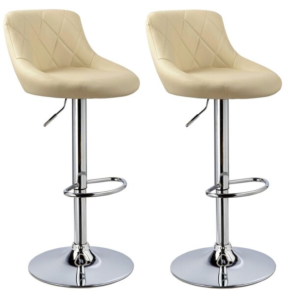 2x Barová stolička Hawaj CL-3235 krémová
