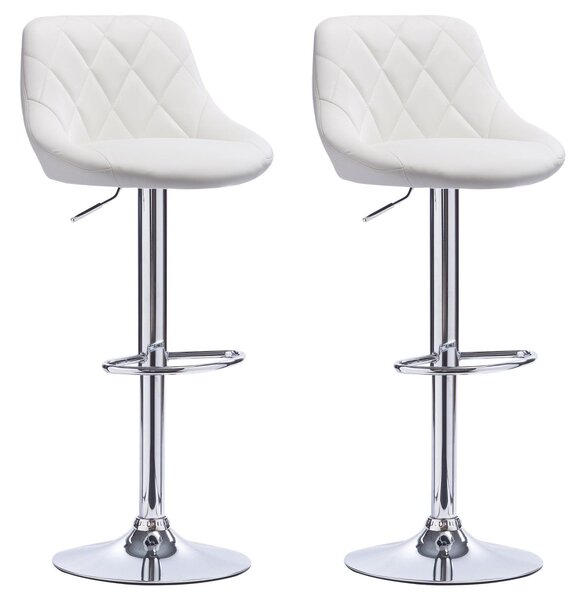2x Barová stolička Hawaj CL-3235 biela